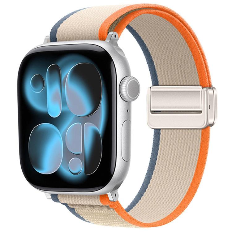 자석 버클 트레일 루프 나일론 시계줄, 애플 워치 46mm / 49mm / 45mm / 44mm용, 애플 워치 42mm / 41mm / 40mm / 38mm용