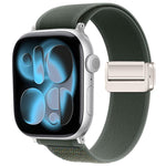 자석 버클 트레일 루프 나일론 시계줄, 애플 워치 46mm / 49mm / 45mm / 44mm용, 애플 워치 42mm / 41mm / 40mm / 38mm용