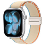 자석 버클 트레일 루프 나일론 시계줄, 애플 워치 46mm / 49mm / 45mm / 44mm용, 애플 워치 42mm / 41mm / 40mm / 38mm용