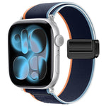 자석 버클 트레일 루프 나일론 시계줄, 애플 워치 46mm / 49mm / 45mm / 44mm용, 애플 워치 42mm / 41mm / 40mm / 38mm용