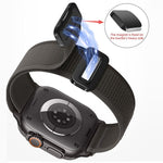 자석 버클 트레일 루프 나일론 시계줄, 애플 워치 46mm / 49mm / 45mm / 44mm용, 애플 워치 42mm / 41mm / 40mm / 38mm용