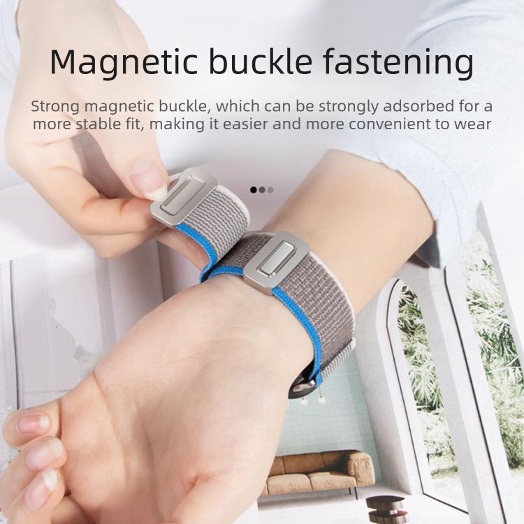 자석 버클 트레일 루프 나일론 시계줄, 애플 워치 46mm / 49mm / 45mm / 44mm용, 애플 워치 42mm / 41mm / 40mm / 38mm용