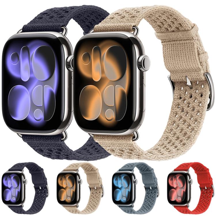 오픈워크 니트 짜임 시계줄, 애플 워치 46mm / 49mm / 45mm / 44mm용, 애플 워치 42mm / 41mm / 40mm / 38mm용