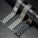 애플 워치 46mm / 49mm / 45mm / 44mm용 티타늄 합금 시계줄 세 구슬 자석 잠금장치, 애플 워치 42mm / 41mm / 40mm / 38mm용