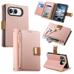 Buckle Zipper Wallet Leather Phone Case, For iPhone Duo
