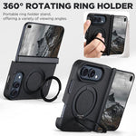 Suteni G9 Large Lychee Pattern Magnetic Holder Phone Case, For iPhone Duo