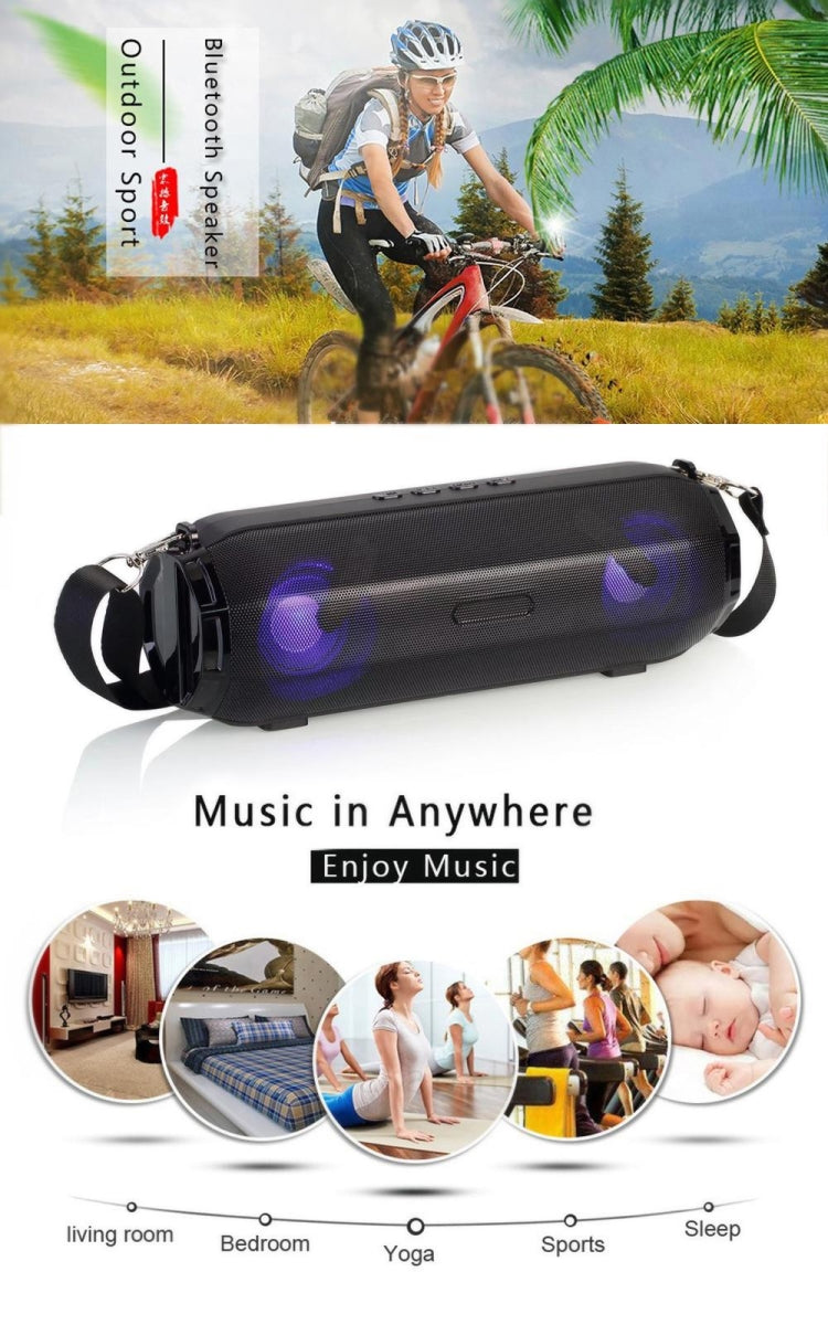 LZ33 LED 휴대용 무선 블루투스 스피커 스테레오 스피커폰 컴퓨터용 TF FM 지원