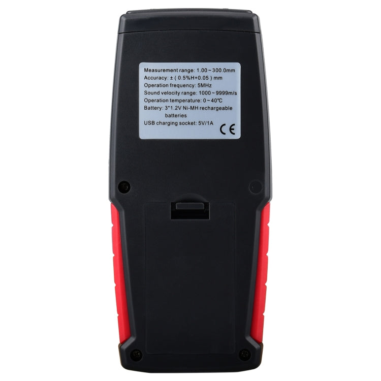 WT100A 디지털 초음파 두께 게이지 미터 테스터 USB 충전 디지털 금속 두께 측정기 고정밀, WT100A