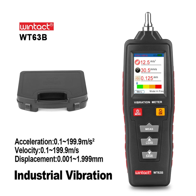 WINTACT WT63B 핸드헬드 진동 분석기 디지털 진동계