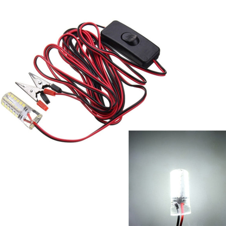 48 LED 보트 낚시 조명 물고기 유인 수중 야간 조명, 온백색, 쿨화이트(