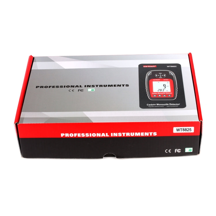 WINTACT WT8825 일산화탄소 감지기 독립 CO 가스 센서 경고 고감도 중독 경보 감지기, WT8825