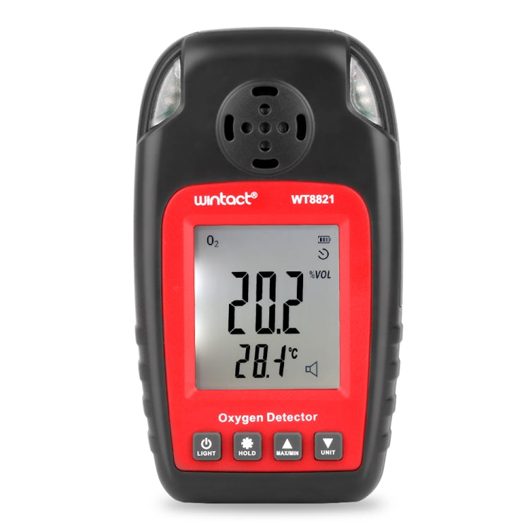 WINTACT WT8821 산소 감지기 독립형 산소 가스 센서 경고 고감도 중독 알람 감지기, WT8821