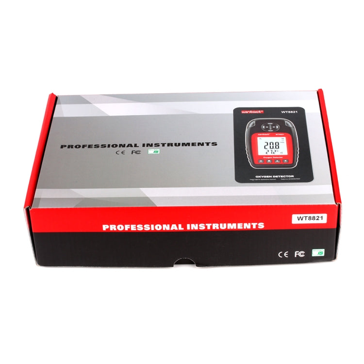 WINTACT WT8821 산소 감지기 독립형 산소 가스 센서 경고 고감도 중독 알람 감지기, WT8821