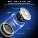 C7 블루투스 5.0 스피커 투명 LED 발광 서브우퍼 TWS 6D 서라운드 HIFI 스테레오 쿨 오디오, C7