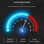 C7 블루투스 5.0 스피커 투명 LED 발광 서브우퍼 TWS 6D 서라운드 HIFI 스테레오 쿨 오디오, C7