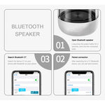 C7 블루투스 5.0 스피커 투명 LED 발광 서브우퍼 TWS 6D 서라운드 HIFI 스테레오 쿨 오디오, C7