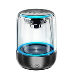C7 블루투스 5.0 스피커 투명 LED 발광 서브우퍼 TWS 6D 서라운드 HIFI 스테레오 쿨 오디오, C7