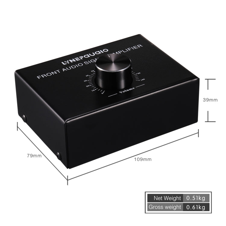 B015 Front Stereo Signal Amplifier Booster Headphones Speaker Amplifier Headset Dual-Audio Source, B015