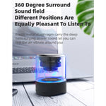 Fineblue MK-22 TWS 자기 흡착 블루투스 스피커 및 LED 라이트 스피커