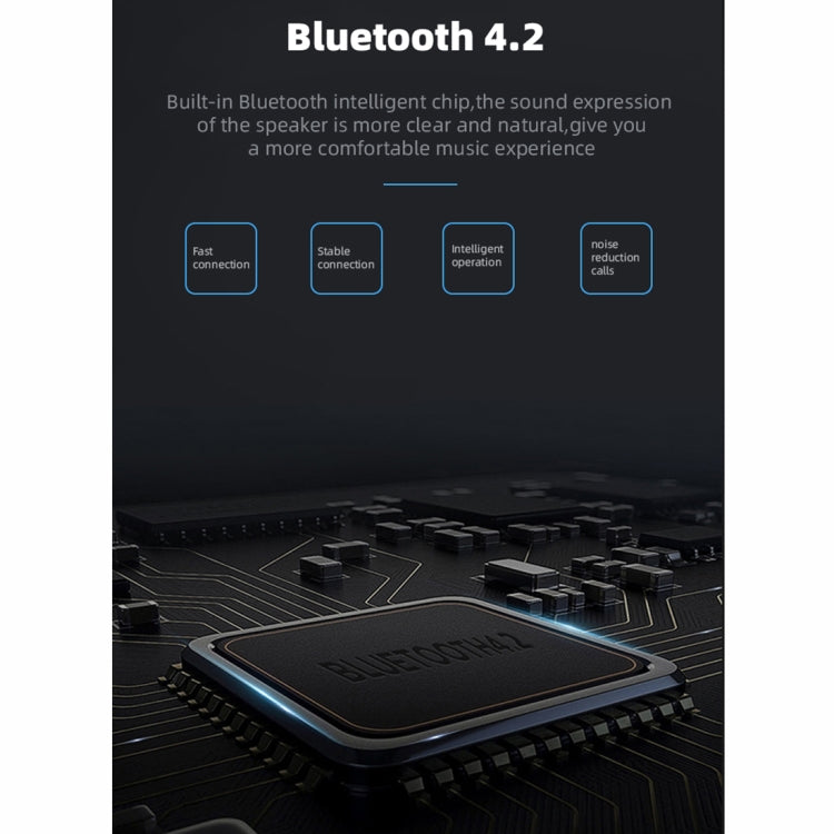 Fineblue MK-22 TWS 자기 흡착 블루투스 스피커 및 LED 라이트 스피커