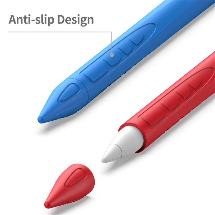 Apple Pencil 1세대 스타일러스 터치 펜 실리콘 보호 커버 펜 캡용
