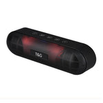 T&G TG148 휴대용 스테레오 오디오 슈퍼 베이스 LED 랜턴 필 무선 블루투스 스피커