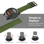 For Jiamin Fenix5, 22MM Three-ring Nylon Watchband