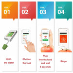 Greentest 2 식품 환경 안전 탐지기 채소, 과일, 고기 내 질산염 잔류물 검사용, 환경 안전 탐지기