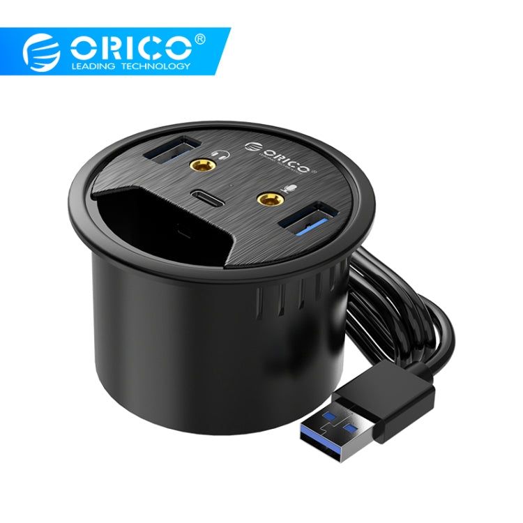 ORICO DESK-2U1C 데스크탑 전원 그로멧 다기능 허브