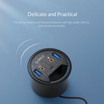 ORICO DESK-2U1C 데스크탑 전원 그로멧 다기능 허브