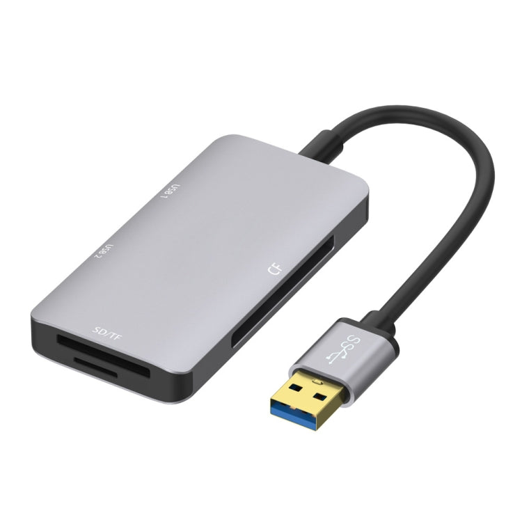 Onten 8107 USB3.0 허브, CF SD TF 카드 리더기 포함, 8107