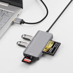 Onten 8107 USB3.0 허브, CF SD TF 카드 리더기 포함, 8107