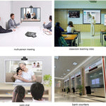 HXSJ A870 웹캠 HD 480P PC 카메라, 흡음 마이크 포함, Skype용 안드로이드 TV 회전 가능한 컴퓨터 카메라 USB 웹캠, 480P