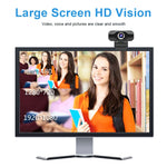 HD 1080P 웹캠, 내장 마이크 포함 스마트 웹 카메라 USB 스트리밍 뷰티 라이브 카메라, 컴퓨터 및 안드로이드 TV용