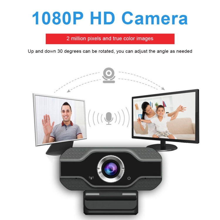 HD 1080P 웹캠, 내장 마이크 포함 스마트 웹 카메라 USB 스트리밍 뷰티 라이브 카메라, 컴퓨터 및 안드로이드 TV용