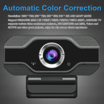 HD 1080P 웹캠, 내장 마이크 포함 스마트 웹 카메라 USB 스트리밍 뷰티 라이브 카메라, 컴퓨터 및 안드로이드 TV용