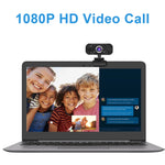 HD 1080P 웹캠, 내장 마이크 포함 스마트 웹 카메라 USB 스트리밍 뷰티 라이브 카메라, 컴퓨터 및 안드로이드 TV용