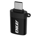ENKAY ENK-AT101 알루미늄 합금 USB-C / 타입-C to USB 3.0 OTG 데이터 어댑터 컨버터, ENK-AT101