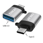 ENKAY ENK-AT101 알루미늄 합금 USB-C / 타입-C to USB 3.0 OTG 데이터 어댑터 컨버터, ENK-AT101