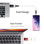 ENKAY ENK-AT101 알루미늄 합금 USB-C / 타입-C to USB 3.0 OTG 데이터 어댑터 컨버터, ENK-AT101