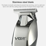 VGR V-171 5W USB 휴대용 푸시 화이트 전기 이발기, V-171