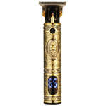 VGR V-228 5W USB 복고풍 조각 헤어 클리퍼 LED 디지털 디스플레이, V-228 (브론즈), V-228 (실버)