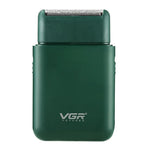 VGR V-390 5W USB 휴대용 왕복식 전기 면도기, V-390 (블랙), V-390 (그린)