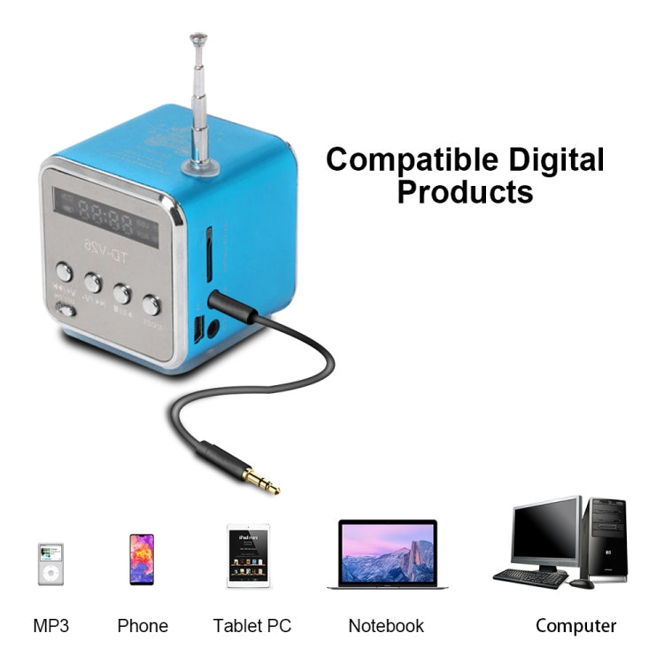 FM 미니 다기능 라디오 USB 노트북 스피커 TV 휴대폰 지원 SD/TF 카드 MP3 음악 플레이어 휴대용 스피커