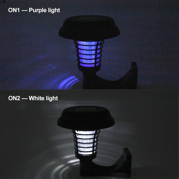 LED 태양광 모기 퇴치 벌레 킬러 UV 램프 곤충 해충 야외 정원 잔디 조경등