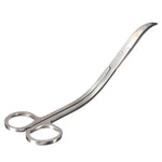 Water Grass Tool Aquarium Stainless Steel Wave Shaped Scissors Lengthened Tweezers, Wave Shaped Scissors