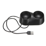 VR 컨트롤러 충전기 듀얼 USB 도크 게임 충전 스테이션 스탠드, PS4 PSVR 무브 도구용
