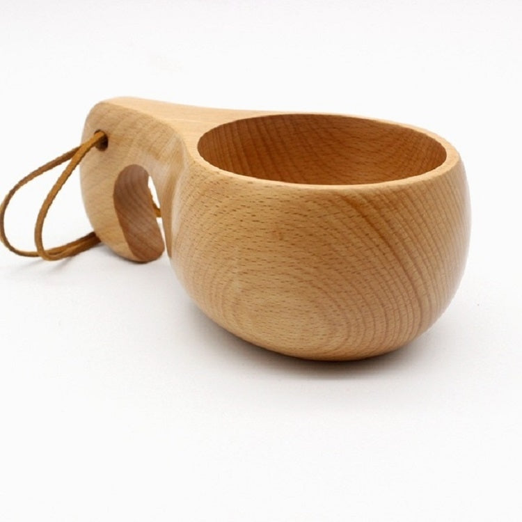 수제 나무 식기 친환경 나무 컵, 101-200ml