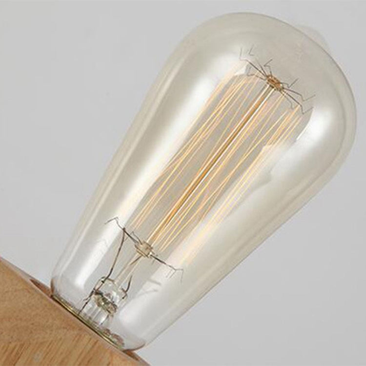 원목 장식 LED 무드등 모던 미니멀리스트 따뜻한 침실용 침대 옆 램프 소형 탁상 램프 LED 전구 없음, EU 플러그