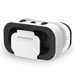 VR 안경 Shinecon 5세대 VR 안경 3D 가상 현실 안경 경량 휴대용 박스, 4.7-6.0인치 휴대폰용